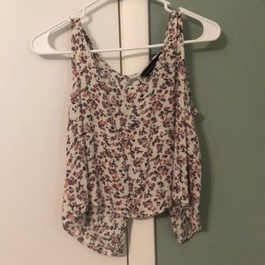 Open back high-low tank
